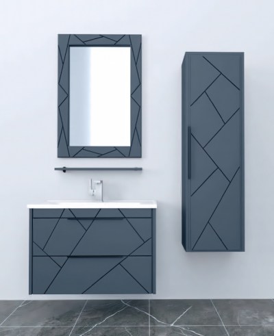 LİNE 80 cm Banyo Dolabı